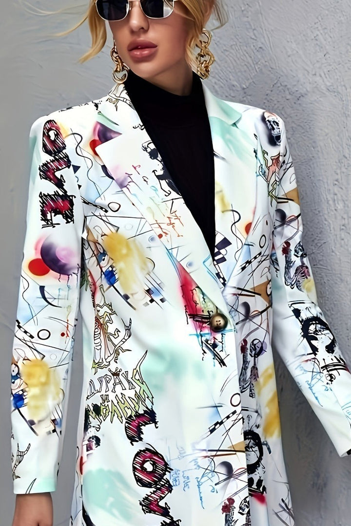Avery - Stylový Graffiti Blazer