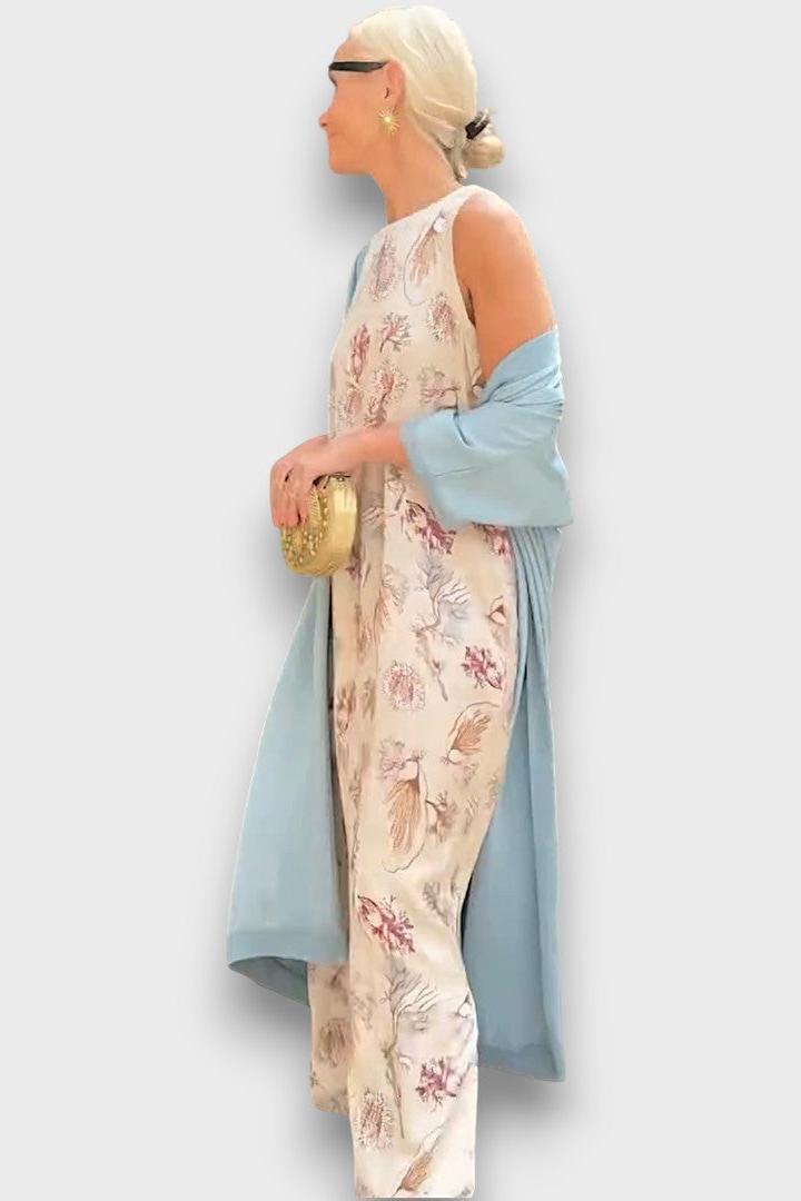 Květinové Dlouhé Šaty