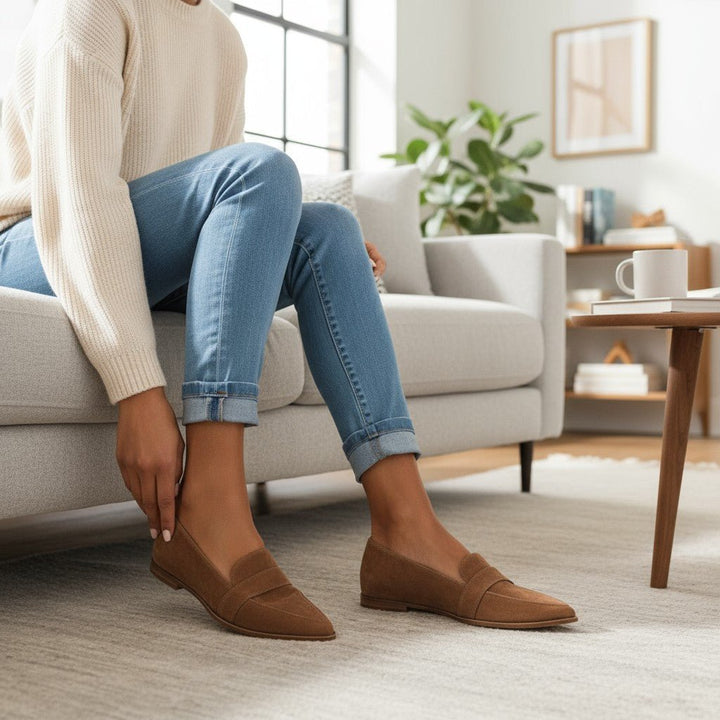 Rosa™ | Ortopedické kožené mokasíny